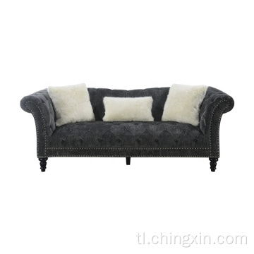Ang Velvet Sofa ay nagtatakda ng 3 seater living room sofa.